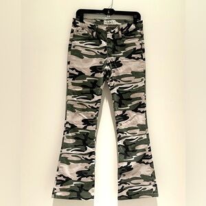 Camouflage Flare Pants